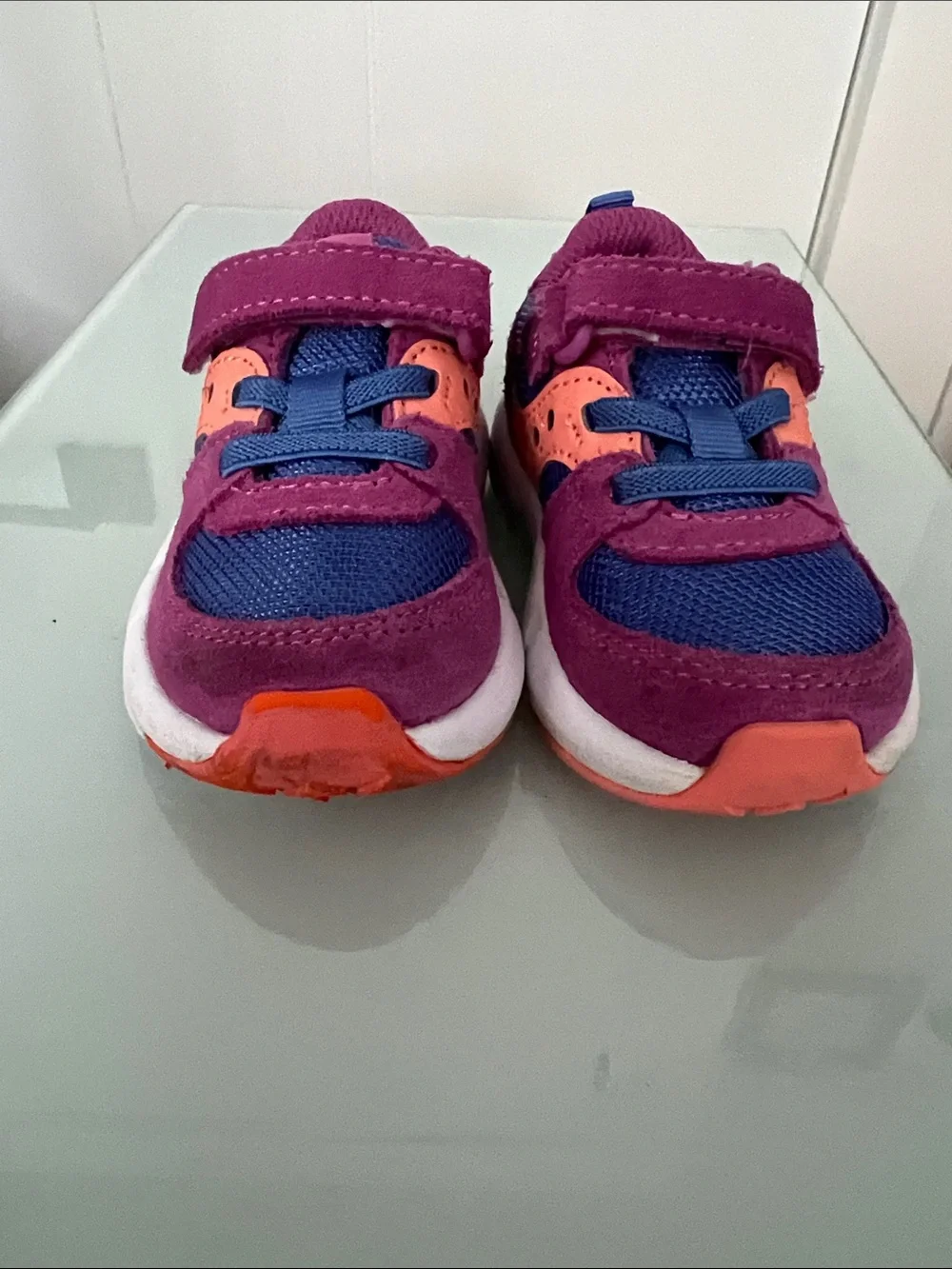Saucony Kids Purple, Blue & Orange Sneakers